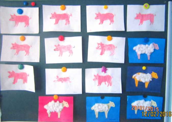 Аппликация животные – пошаговые мастер-классы для детей из бумаги, листьев, ткани и ваты