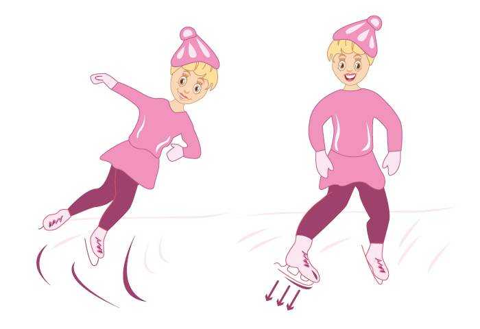 Как быстро научиться кататься на коньках