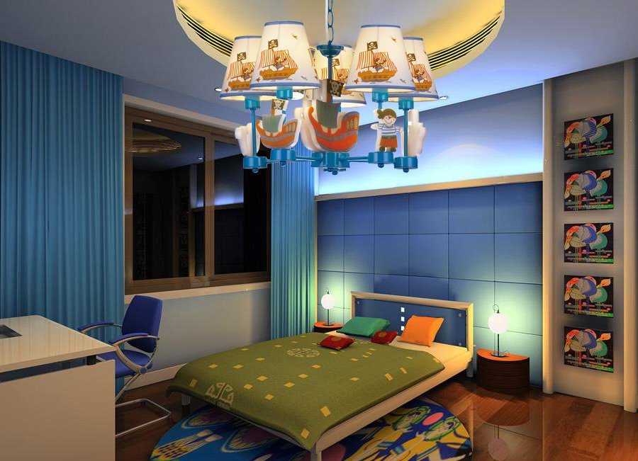 Правильное освещение в детской комнате (70 красивых фото)