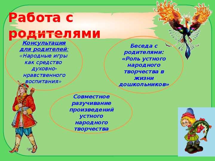 Народный фольклор для детей 6-7 лет
