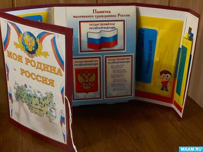Методическое пособие лэпбук по патриотическому воспитанию в доу на тему «моя родина-россия» для средней группы