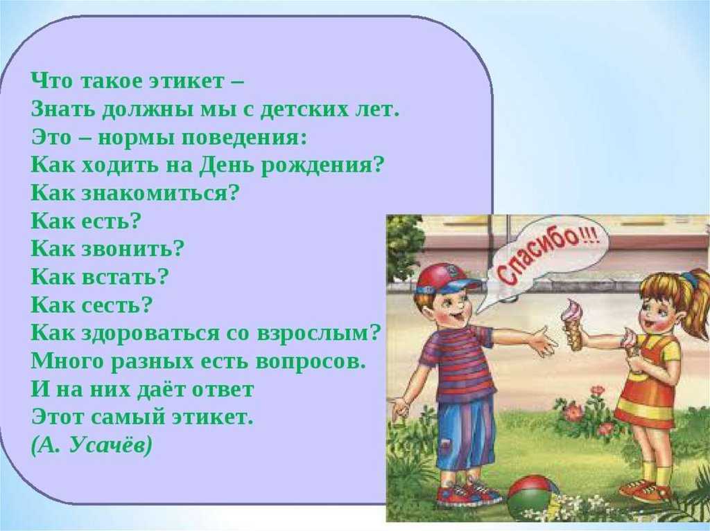 Что такое этикет презентация