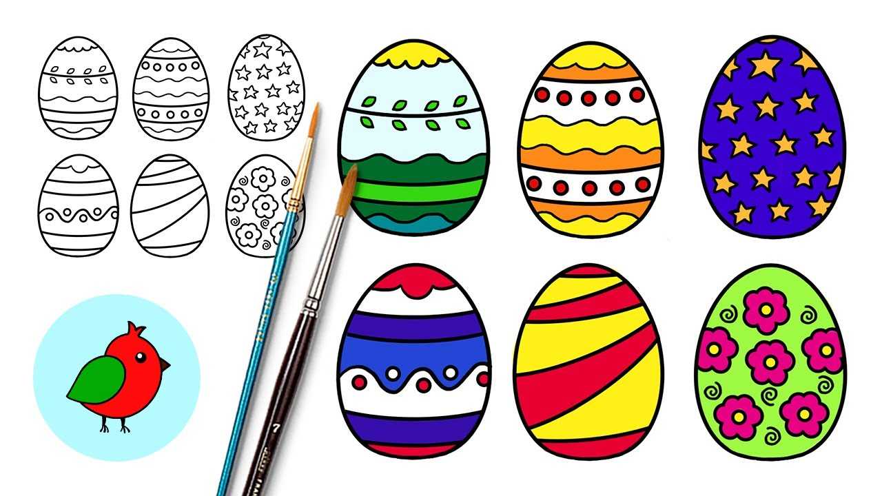 Раскраски, поделки и росписи пасхальных яиц для детей