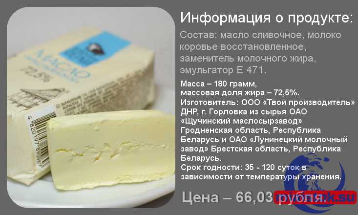 Росконтроль проверил сливочное масло - в 27 из 36 образцах нашли пальмовое масло [фото] / news2.ru