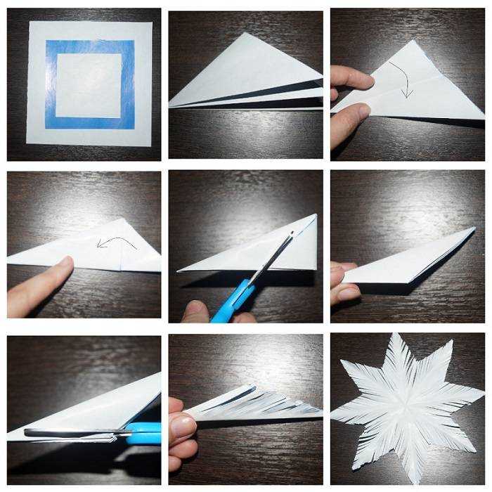 Объемные снежинки из бумаги своими руками на новый год 2023 - шаблоны для вырезания и пошаговые инструкции