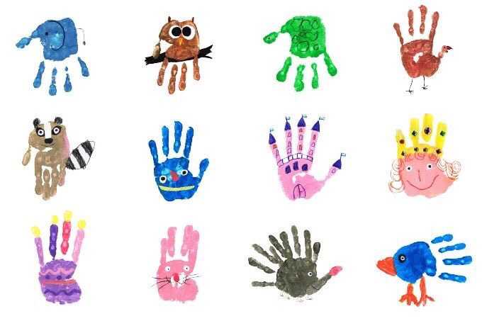 Рисование ладошками для детей: веселый мастер-класс с описанием техники и фото-примерами. учимся рисовать животных пальчиками