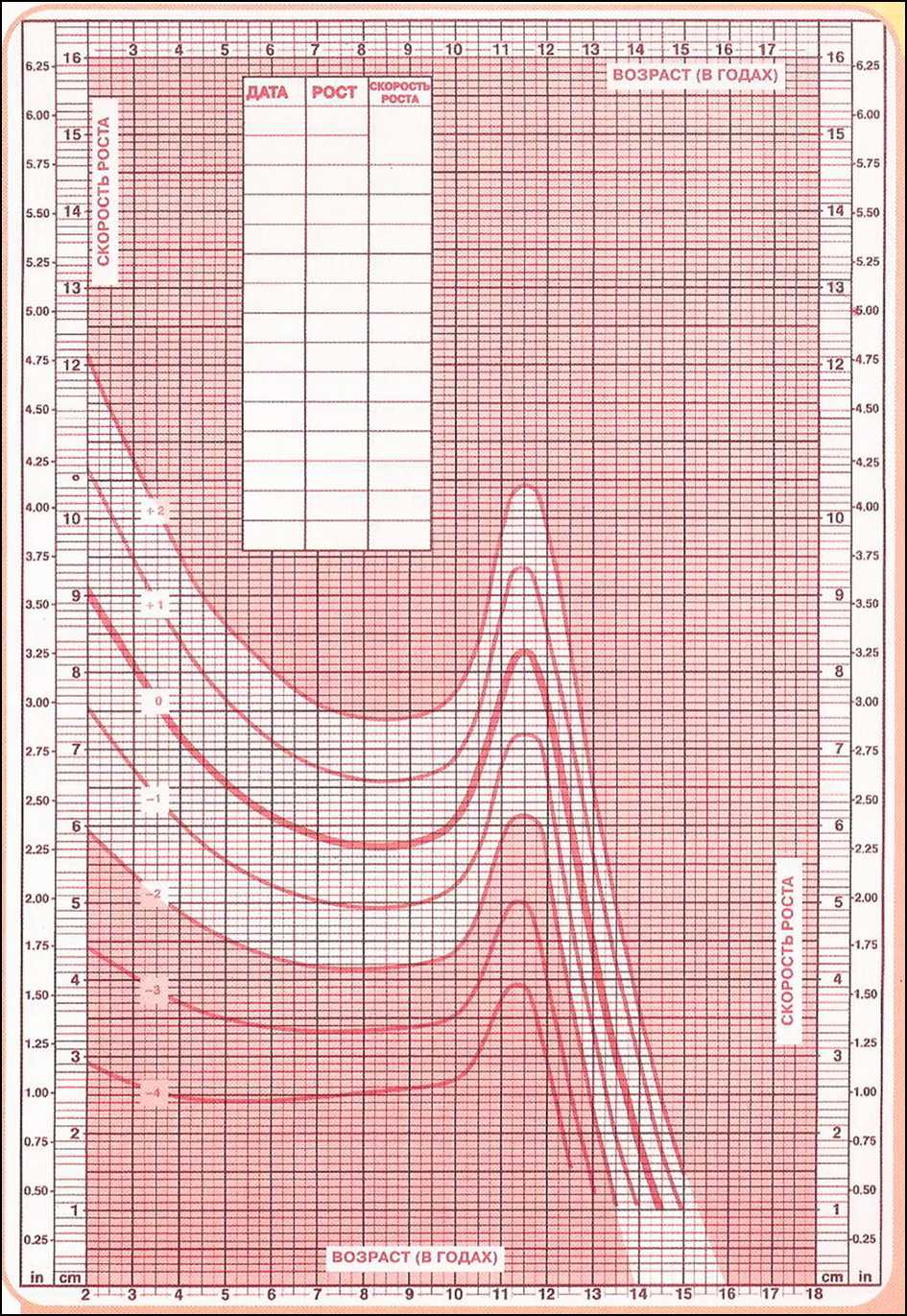 Диаграмма роста детей