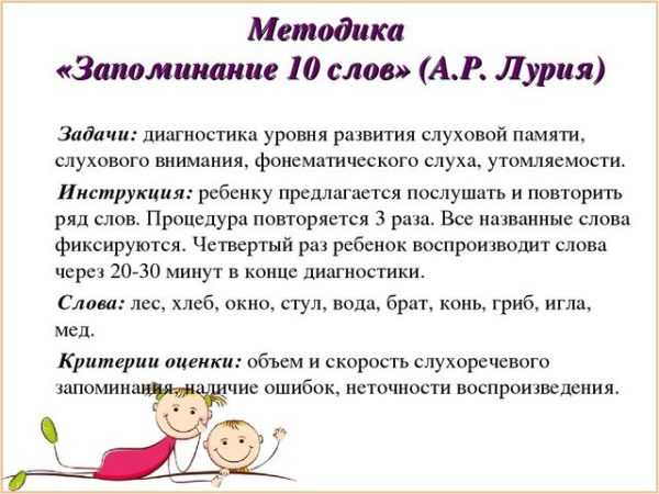 Нейропсихологическая концепция лурии и методика заучивания слов - блог викиум