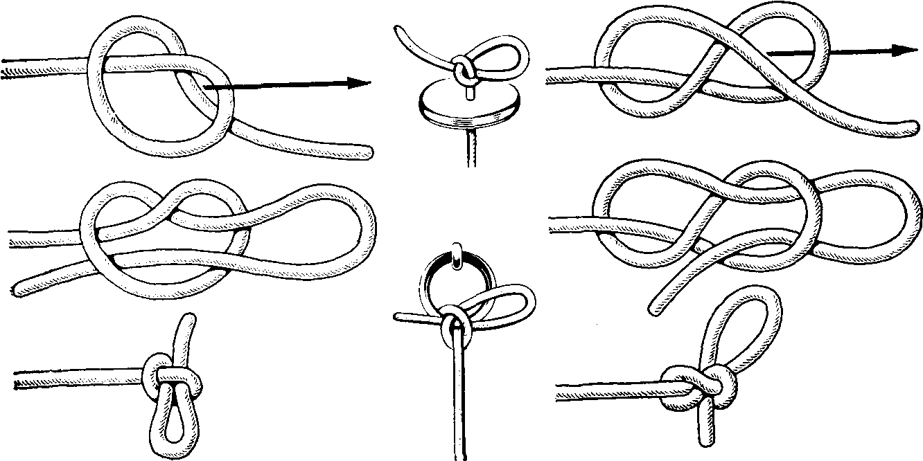 Рифовый узел рисунок