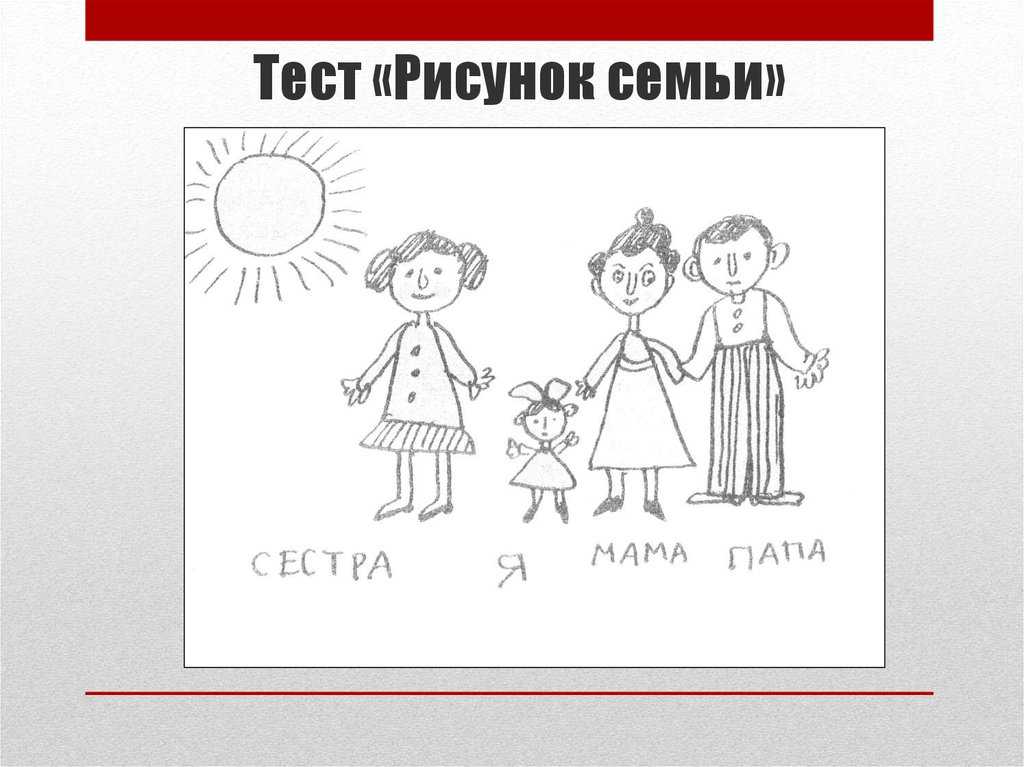 О чем может рассказать тест «рисунок семьи»? интерпретация теста