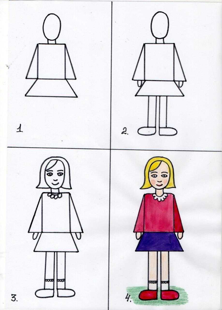 Как нарисовать платье — детальная инструкция рисования разных видов