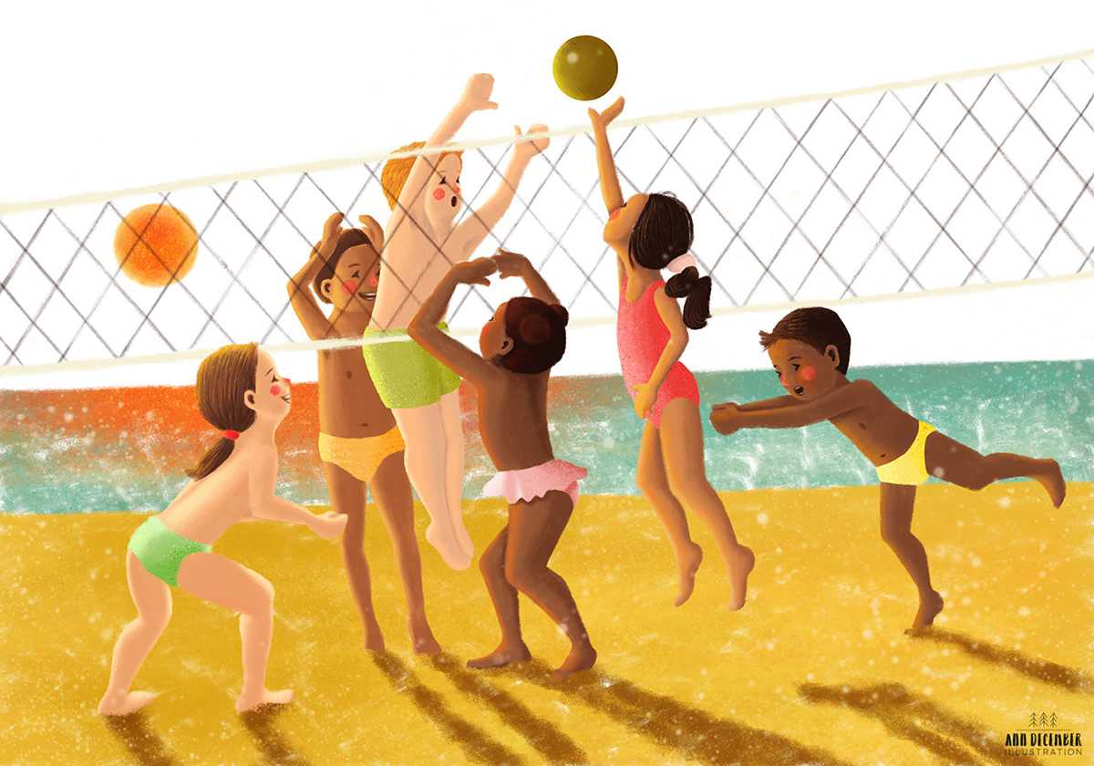 Игры на пляже ☀ для детей, во что поиграть ребенку на море