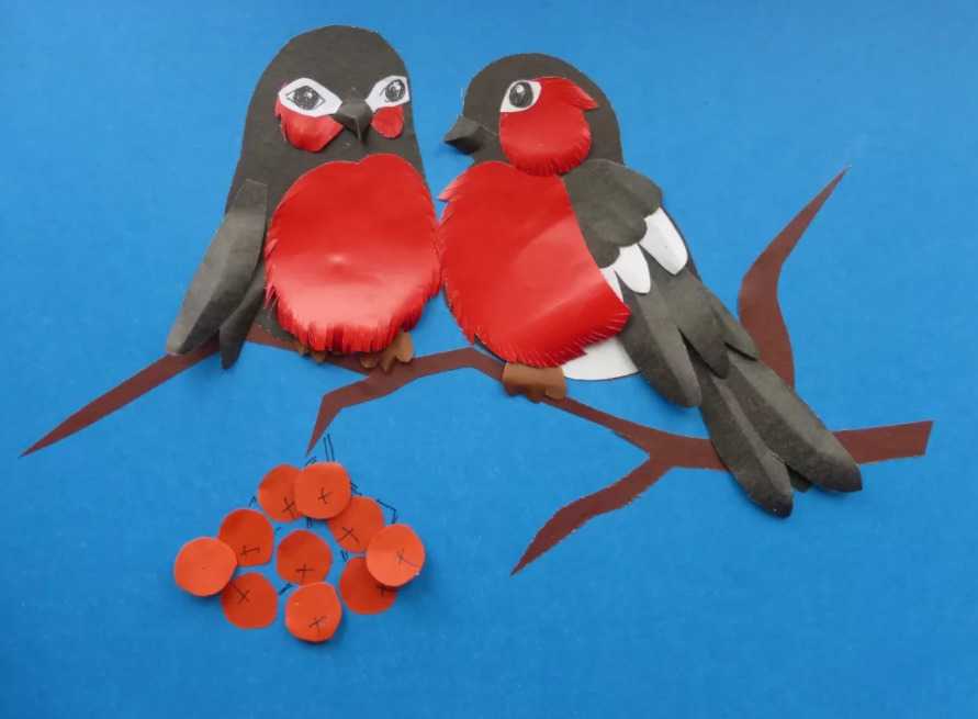 Аппликация птицы — легкие мастер-классы из бумаги, листьев, квиллинга для всех возрастных групп детей