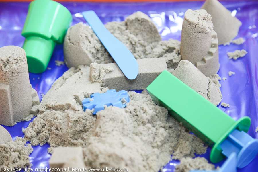 Приёмы работы с кинетическим песком в детском саду