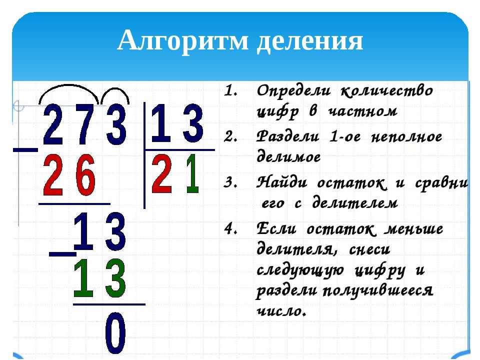 Деление многозначных чисел столбиком на двузначное, трехзначное число в 3,4 классе: как объяснить ребенку + топ-10 примеров